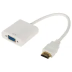 ПЕРЕХОДНИК шт. HDMI - гн. VGA (провод) + 3. 5 мм Аудио с питанием ,,