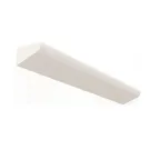 Светильник люминесцентный COT/N 2x28 прикроватный 1233х166х97мм с опаловым расс IP20 накладной RAL9010 белый мат. | V1-C0-00595-20000-2056LUM | VARTON