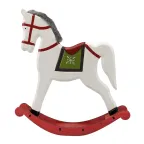 Деревянная фигурка «Игрушечный пони белый» 25х5,5х26,5 см | 504-044 | NEON-NIGHT