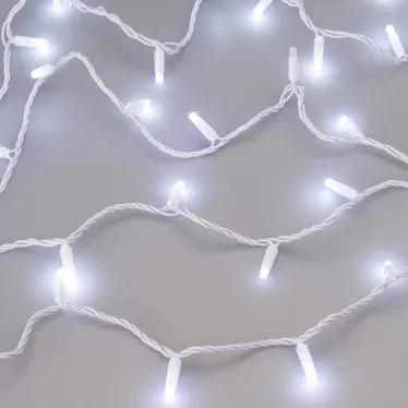 Светодиодная гирлянда ARD-STRING-CLASSIC-10000-WHITE-100LED-MILK-FLASH White (230V, 7W) (Ardecoled, IP65) | 031203 | Arlight