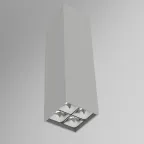 Светодиодный светильник DL-Box Reflect Multi 2x2 накладной 10 Вт 3000 К 80х80х300 мм RAL7045 серый муар DALI | V1-R0-70255-20D36-2001030 | VARTON