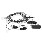 Гирлянда "Мультишарики" Ø25мм 5м, темно-зеленый ПВХ, 25 диодов, цвет RGB | 303-559 | NEON-NIGHT