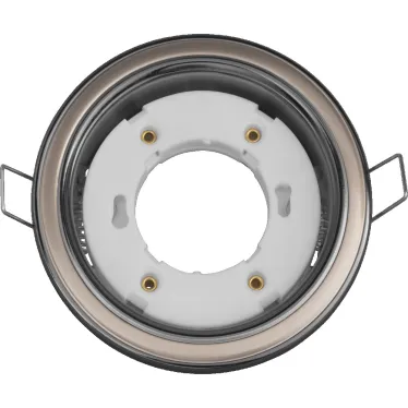 Светильник встраиваемый под лампу GX53 NGX 93 071 NGX-R10-007-GX53 (Два цвета черный хром-жемчуг) | 93071 | Navigator