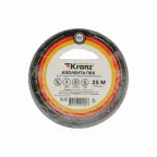 Изолента ПВХ KRANZ 0.13х19 мм, 25 м, серая