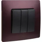 ETIKA Рамка 1 пост сливовая