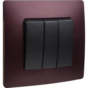 ETIKA Рамка 1 пост сливовая