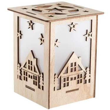 Деревянная фигурка с подсветкой "Волшебный фонарик" 13,8*11*11 см | 504-023 | NEON-NIGHT