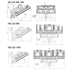 Светильник светодиодный HB LED 400 D60 5000K G2