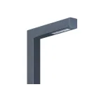 Светильник светодиодный садово-парковый ДТУ Бук 60Вт 9000Лм 4000К IP65 | LE-СТУ-51-060-4155-65Д | LEDeffect