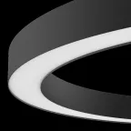 Светодиодный светильник Enso подвесной 30 Вт 600х40 мм 3000 K с рассеивателем опал RAL9005 черный матовый | V1-R0-90524-30000-2003030 | VARTON