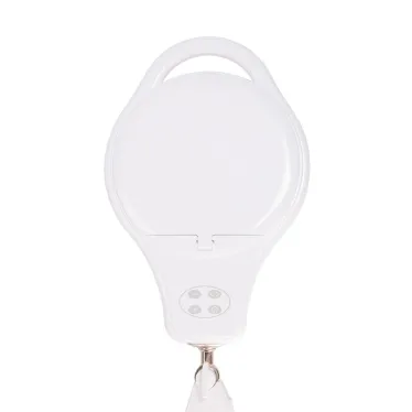 Лупа на струбцине , круглая, 5D, с подсветкой 96 LED, теплый и холодный свет, белая | 31-0535 | REXANT