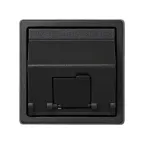 Адаптер на 1 RJ45(12) 75528-, 75540-, 75541-, 75544-39, наклон., S73L, графит