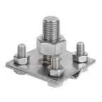 Зажим прута на штыре, пластина d (56x56)мм Ni PROxima