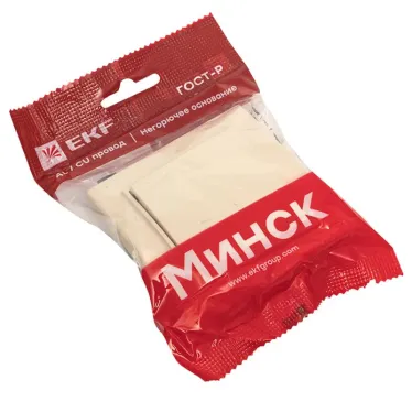 Кнопка нажимная СП Минск 10А бежевая