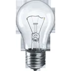 Лампа накаливания ЛОН  40Вт Е27 230В NI-A-40-230-E27-CL | 94325 | Navigator