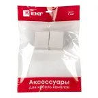 Соединитель (60х40) (4 шт) Plast PROxima белый