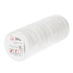 Изолента ПВХ 15мм*10м белая (10/500/16000)