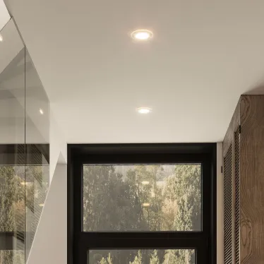 Светильник светодиодный встраиваемый круглый с декоративным стеклом 6W 3000K 1/40 | 947111106 | Gauss