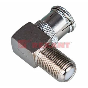 Переход гнездо F - гнездо TV угловой,