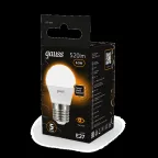 Лампа светодиодная LED 6.5 Вт 520 лм 3000К шар P45 теплый E27 AC 220В Black Gauss