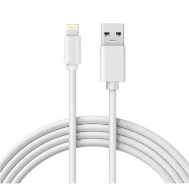 USB кабель для iPhone 5/6/7 моделей original copy 1:1 белый | 18-0001 | REXANT