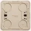 ЭТЮД Выключатель кнопочный наружный бежевый