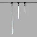 Сосулька светодиодная 50 см, 220V, e27, двухсторонняя, 48х2 диодов, цвет диодов белый | 256-162 | NEON-NIGHT