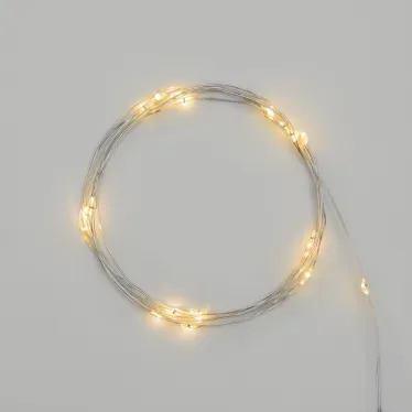 Гирлянда "Роса", 2 м, 20 диодов, цвет теплый белый | 303-006 | NEON-NIGHT