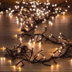 Гирлянда «Кластер LED» 3 м, темно-зеленый ПВХ IP20, 288 диодов, цвет теплый белый | 303-626 | NEON-NIGHT