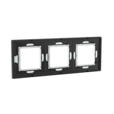 Рамка из натурального стекла, ''Avanti'', светло-зеленая, 6 модулей