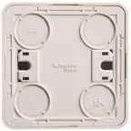 ЭТЮД Выключатель одноклавишный наружный бежевый сх.1