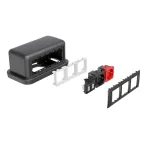 Напольная башенка BUS 12 модулей IP40 черная