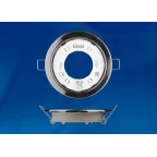 Светильник ультратонкий встраиваемый GX53/H2 BLACK CHROME 10 PROM В составе набора из 10шт Корпус черный хром