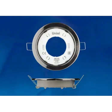 Светильник ультратонкий встраиваемый GX53/H2 BLACK CHROME 10 PROM В составе набора из 10шт Корпус черный хром