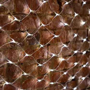 Гирлянда Сеть 2х1,5м, свечение с динамикой, прозрачный ПВХ, 288 LED, 230 В, цвет: Белый | 215-045 | NEON-NIGHT