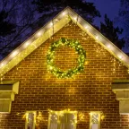 Шнур Belt-Light 2 жилы шаг 15 см патроны e27 влагостойкая IP65 белый шнур | 331-251 | NEON-NIGHT