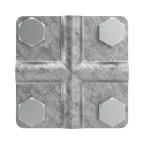 Соединитель пруток - пруток D8 мм