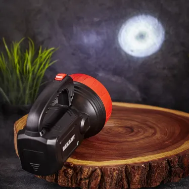 Фонарь рабочий поисковый с основным и боковыми светом 6 Вт + 10 Вт, 220 В, встроенный аккумулятор, 5 ч автономной работы | 75-7823 | Rexant