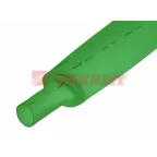 Термоусаживаемая трубка 50,0 25,0 мм, зеленая, упаковка 10 шт. по 1 м, REXANT