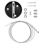 Светильник LED Geometria Delta SPO-151-B-40K-030 30Вт 4000К IP40 черный подвесной драйвер внутри