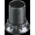 Патрон люстровый Е14 карболитовый с кольцом черный