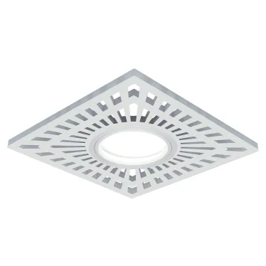 Светильник точечный встраиваемый Backlight BL128 Квадрат. Белый, Gu5.3, 3W, LED 4000K | BL128 | Gauss