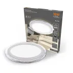 Светильник светодиодный Bubbles BL318 Кругл. 12+4W LED 3000K 1200лм193х31ммO160 1/20 | BL318 |Gauss