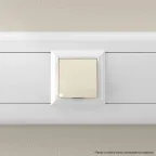 Avanti Вывод кабеля модульный , Ванильная дымка, 2 модуля