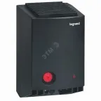 Электрический нагреватель - 230 В~ - класс II - 350 Вт - 7.5 A - термостат 0-60 С° с подсветкой - расход 35 м3/ч | 034806 | Legrand