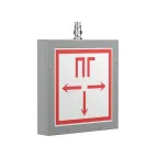 Световой указатель аварийного освещения светодиодный BS-COMPASS-10-S1-ELON Gray 3,9Вт IP65 1ч централизованный накладной | a23416 | Белый свет