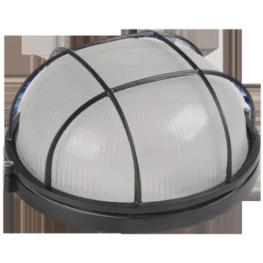 Светильник НПП1102 черный/круг с реш.100Вт IP54 IEK