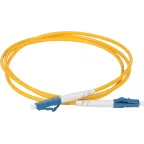 Патч-корд оптический соединительный (шнур коммутационный) для одномодового кабеля (SM) 9/125 (OS2) LC/UPC-LC/UPC одинарного исполнения (Simplex) LSZH 2м