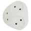 Разветвитель электрический SPx-3-W на 3 розетки без заземления 10А белый