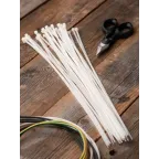 Хомут P6.6 стандартный белый 3.6x370 (100шт) FlexLock PROxima